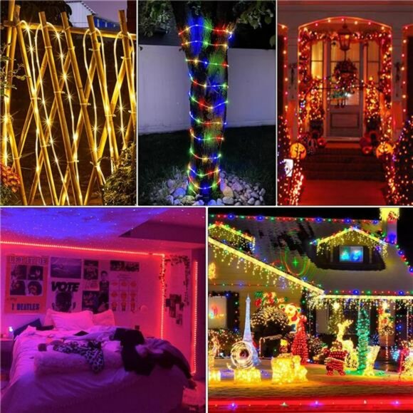 99ft LED Rope Lights Outdoor Indoor Waterproof 18 Color Changing with Remote - Picture 6 of 7